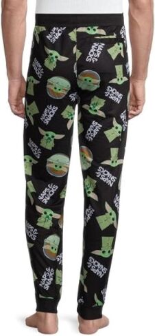 بنطال Star Wars Baby Yoda Mens Jogger Lounge (صغير (28-30)) أسود in Kuwait
