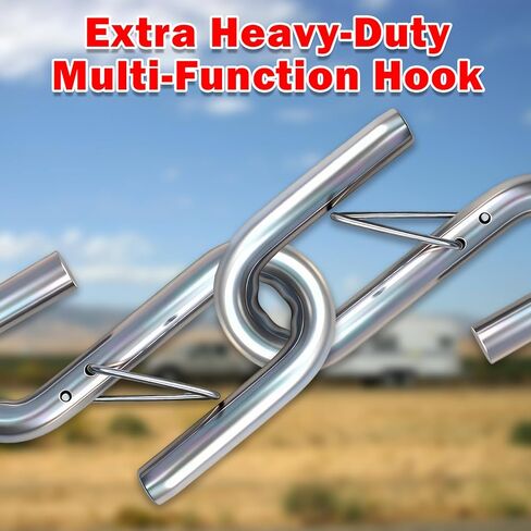 NAZOU 3/8" safety chain hooks with Safety Latch,2 Per Package trailer chain hooks for Trailer Truck Transport Chain in Kuwait