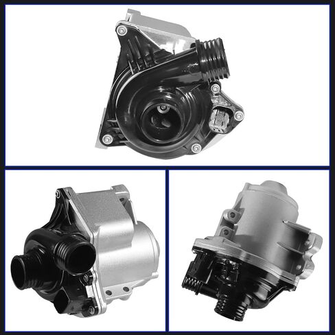 11517632426 Electric Engine Water Pump with Bolts, For BMW E60 E61 E82 E88 E90 F01 135i 335i 335is 335xi 535xi 135is 640i 535i 740i 740Li X1 X3 X4 X5 X6 Z4 3.0L, Replace: A2C59514607, 11517586929 in Kuwait
