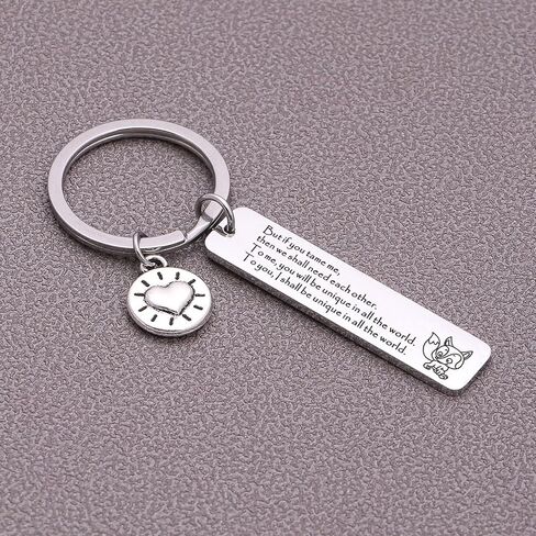 Fox Keychain - Friendship Gift for Best Friend & Couple & Husband & BFF, Fox Lover Jewelry With Tv Show Quote - Stainless Steel Keepsake in Kuwait