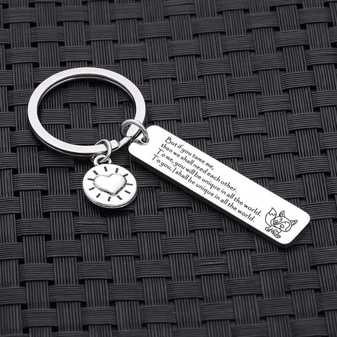 Fox Keychain - Friendship Gift for Best Friend & Couple & Husband & BFF, Fox Lover Jewelry With Tv Show Quote - Stainless Steel Keepsake in Kuwait