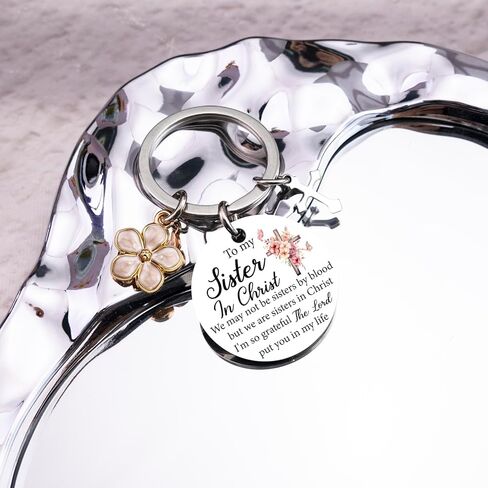 Sister In Christ Gifts for Women Christian Keychain Secret Sister Gifts for Woman Soul Sisters Christian Friendship Gift for Women Friends Gift for Soul Sisters in Kuwait