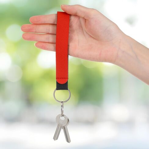 40 Pcs Wristlet Strap Keychain, Lanyard Hand Keychain, Wrist Phone Lanyards Bulk for Women Men, Key Chain Holder with Key Rings for Car Keys Wallet Bag Holder, 10 Colors in Saudi Arabia