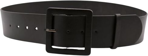 Women Suit Fashion Look Belt High Waist Hip Big Square Buckle Size M L Black Color z230 in Saudi Arabia