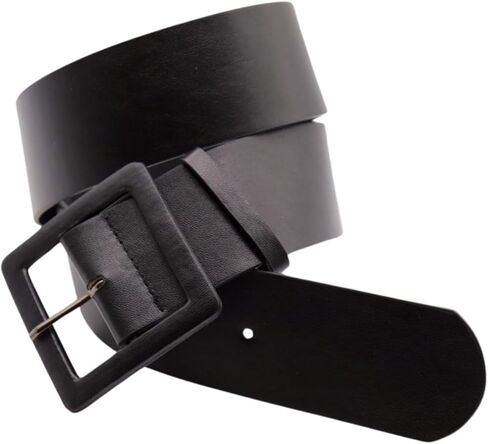 Women Suit Fashion Look Belt High Waist Hip Big Square Buckle Size M L Black Color z230 in Saudi Arabia