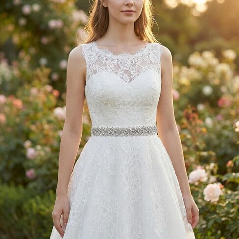 1Pcs Bridal Rhinestone Belt for Women Adjustable Wedding Dress Waist Satin Belt with Silver Bling Crystal for Bride Bridesmaid Prom Party in Kuwait