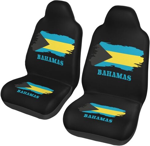 Puerto Rico Flag Pr Puerto Rican Boricua Pride 2 Car Seat Covers Front Seats-Universal Automotive Seat Covers Full Set of 2 Pcs,Fits Most Cars SUV and Truck in Saudi Arabia