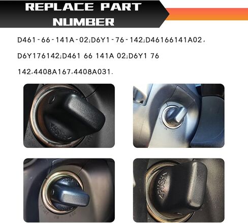 Key Ignition Push Button Starter Switch for Mazda CX-9 Remote Start Accessories 2007-2015 for Mazda 6 CX-7 RX-8 MX-5 Miata Push to Start Ignition Kit Push Turn Switch D46166141A02 D6Y176142 in Kuwait