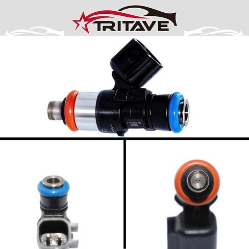 Upgraded Fuel Injectors 6Pcs Compatible with Ford Edge, Explorer, F-150, Flex, Mustang, Taurus, Transit-150 & Lincoln Continental, MKS, MKT, MKX, MKZ, Replace# 0280158191 in Saudi Arabia