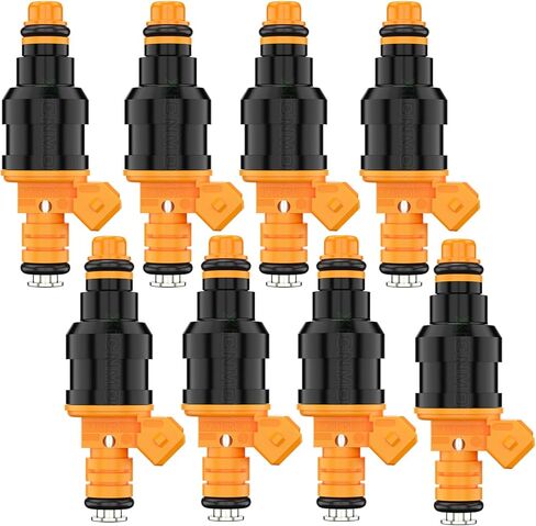 0280150943 Fuel Injectors Replaces 0280150718 0280150939 0280150909 822-11111, Compatible for Ford, Lincoln, Mercury, Mustang Vehicles | 4.6L 5.0L 5.4L 5.8L | E150, E250, E350, F150, F250, F350, 8PCS in Kuwait