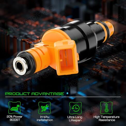 0280150943 Fuel Injectors Replaces 0280150718 0280150939 0280150909 822-11111, Compatible for Ford, Lincoln, Mercury, Mustang Vehicles | 4.6L 5.0L 5.4L 5.8L | E150, E250, E350, F150, F250, F350, 8PCS in Kuwait