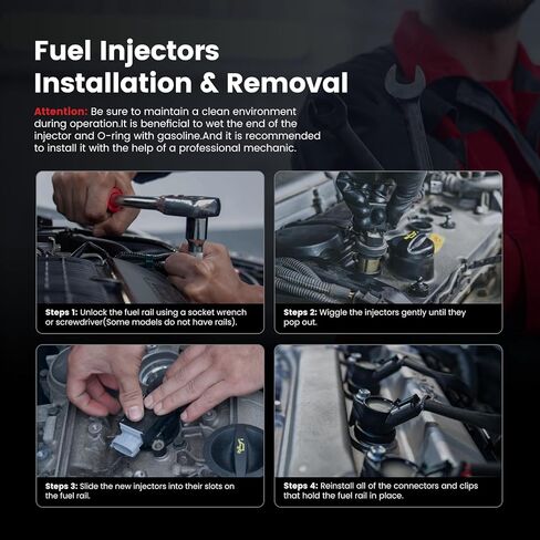 Fuel Injectors Compatible with Toyota Highlander 2017-2023 Camry 2018-2023 Tacoma 2016-2023 Sienna 2017-2020 Avalon 2019-2022 ES350 RX350 2020-2022,3.5L,Upgrade GDI Set of 6,232500P090 in Kuwait