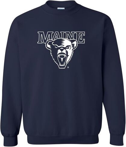 University of Maine One Color Mascot Unisex Crewneck Sweatshirt - UMaine Black Bears Apparel in Saudi Arabia