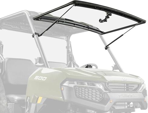SuperATV Scratch-Resistant Flip Windshield Compatible With Polaris Ranger 500 (2026+) in Saudi Arabia