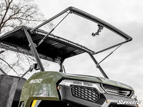 SuperATV Scratch-Resistant Flip Windshield Compatible With Polaris Ranger 500 (2026+) in Saudi Arabia