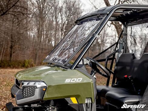SuperATV Scratch-Resistant Flip Windshield Compatible With Polaris Ranger 500 (2026+) in Saudi Arabia