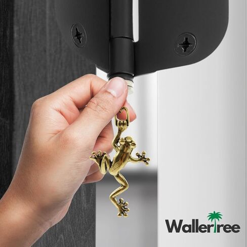 Brass Frog Hinge Head Home Decoration - Magnetic Hinge Dropper Hanging Frog - Door Hinge Heads Figurine Set of 3 in Saudi Arabia