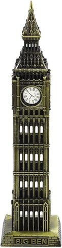 Didiseaon Big Ben Statue, Metal Architecture Building Model, London England Landmark Desktop Decor for Home Office Bedroom in Saudi Arabia