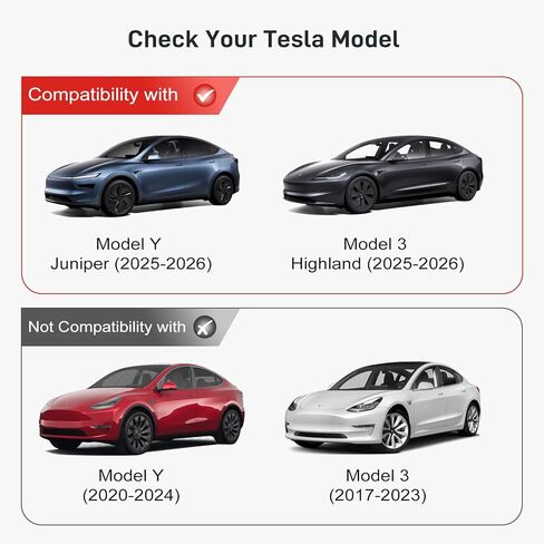 Center Console Armrest Cover for Tesla Model Y Juniper & Model 3 Highland 2004-2026 Soft Support & Hidden Storage Box, Suede Texture Armrest Cover Cushion, Anti-Scratch Armrest Protector Accessories in Kuwait