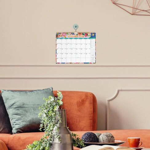 التقويم 2026-2027 - تقويم الحائط 2026-2027، يوليو 2026 إلى ديسمبر 2027، 11 بوصة × 8.5 بوصة، 26-27 تقويم 18 شهرًا مع ورق سميك + تاريخ جوليان - زهور in Kuwait