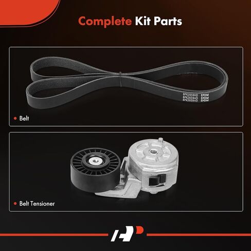 مجموعة محرك سير السربنتين A-Premium Engine متوافقة مع دودج رام 2500 1994-2002 5.9 لتر، رام 3500 1994-2002 5.9 لتر in Saudi Arabia