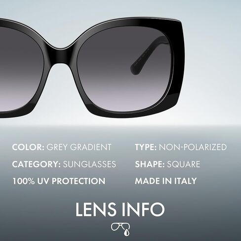 DOLCE & GABBANA DG4385 Square DG Logo Acetate Sunglasses with Luxury Eyewear Kit in Kuwait