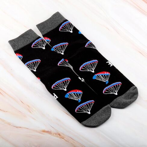 CMNIM Skydiving Gift I'd Rather Be Paragliding Socks Gifts for Paraglider Paramotor Lover Gift Outdoor Adventure Novelty Sock in Saudi Arabia