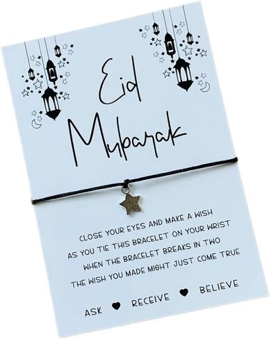 Gift for Eid | Eid Mubarak wish bracelet | Eid card | Eid present in Saudi Arabia