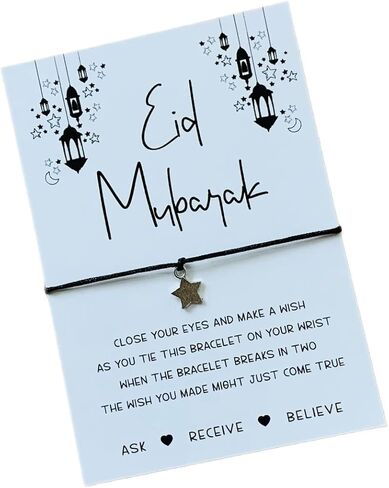Gift for Eid | Eid Mubarak wish bracelet | Eid card | Eid present in Saudi Arabia