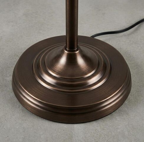 Brightech Caden LED Floor Lamp - Tall Standing Lamp with Swing Arm for Living Rooms & Offices - Industrial Bronze in Kuwait