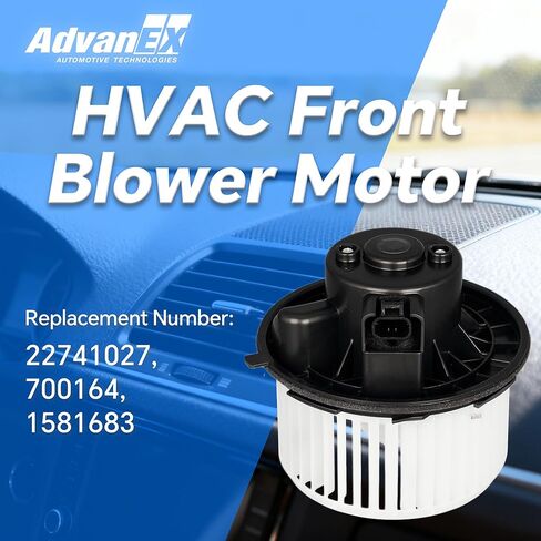 700164 HVAC Front Blower Motor Compatible with Chevrolet Silverado Suburban GMC Yukon Cadillac Escalade Replace 22741027 1581683 Without Resistor in Saudi Arabia