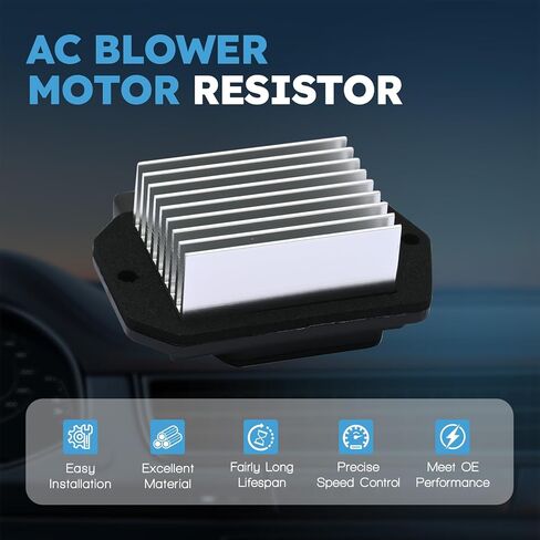 HVAC Blower Motor Resistor Compatible with Ram 1500 2500 3500 4500 5500 2011-2018 Replacement for Toyota 4Runner 2003-2009 Avalon Camry Sienna Solara Relpace 68048901AA 8716548010 25770670 in Saudi Arabia