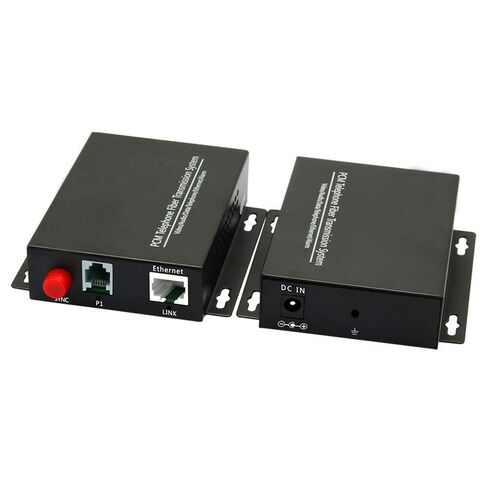1Pair 1 Channel PCM Voice Telephone Fiber Optical Media Converters Extender Adapter Single Mode FC Fiber Optic Port Caller ID FAX in Kuwait
