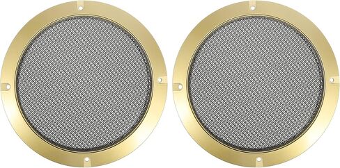 X AUTOHAUX 2pcs 6.5" Blue Car Audio Speaker Cover Mesh Subwoofer Grill Horn Glossy Guard Protector in Saudi Arabia