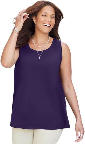 Women's Plus Size Dream Drape Timeless Tank in Saudi Arabia