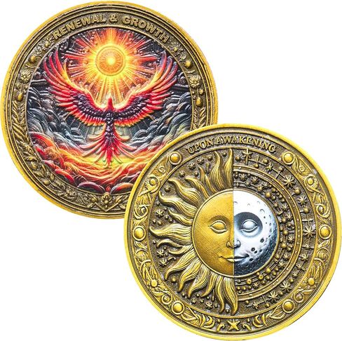Upon Awakening Transformative Sobriety Chip for Renewal and Personal Growth AA Medallion in Kuwait