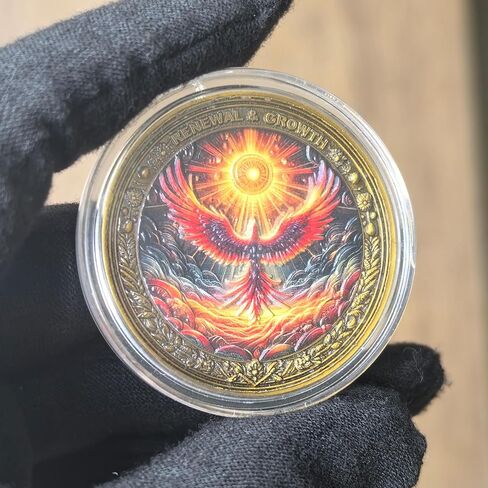 Upon Awakening Transformative Sobriety Chip for Renewal and Personal Growth AA Medallion in Kuwait