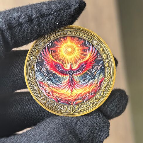 Upon Awakening Transformative Sobriety Chip for Renewal and Personal Growth AA Medallion in Kuwait