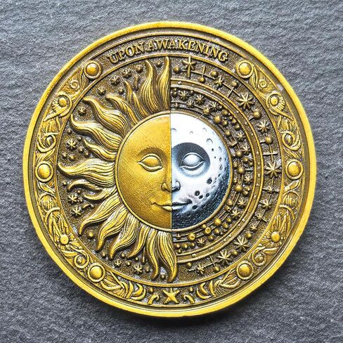 Upon Awakening Transformative Sobriety Chip for Renewal and Personal Growth AA Medallion in Kuwait