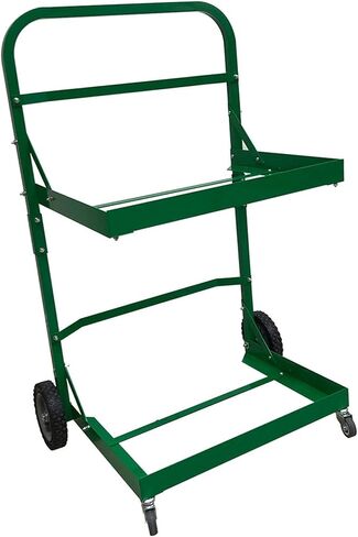 FIVESTAR Recycle Cart for Recycling Bins, 400 lb Capacity, Steel, Green in Saudi Arabia