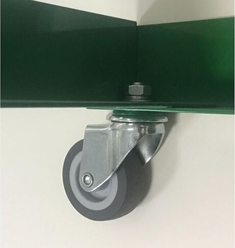 FIVESTAR Recycle Cart for Recycling Bins, 400 lb Capacity, Steel, Green in Saudi Arabia