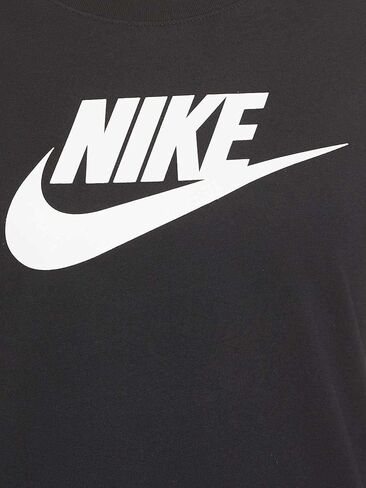 تيشيرت Nike Sportswear Essential Futura Icon BV6169-010 مقاس XS أسود/أبيض in Saudi Arabia