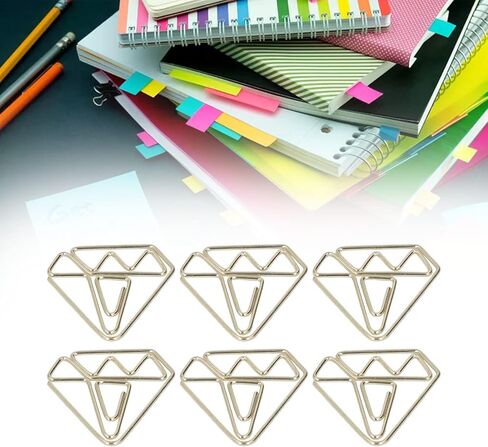 Pssopp 100pcs Gold Cute Envelope Shape Mini Paper Clips for Office School Home Students Stationery in Kuwait