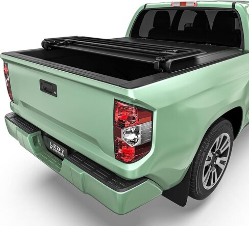 LEDKINGDOMUS Low-Profile Hard Trifold Truck Bed Tonneau Cover Fits for Toyota Tundra 2022 2023 2024 2025 2026 with Deck Rail System | 5.5ft Bed (Excl. Trail Edition) in Saudi Arabia