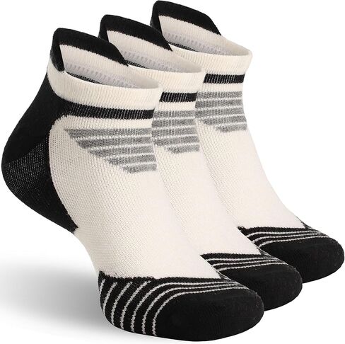 3 أزواج من جوارب الكاحل للرجال من صوف ميرينو 90%، ناعمة قابلة للتنفس، مريحة طوال الموسم، رياضية يومية للجري والمشي لمسافات طويلة وركوب الدراجات in Kuwait