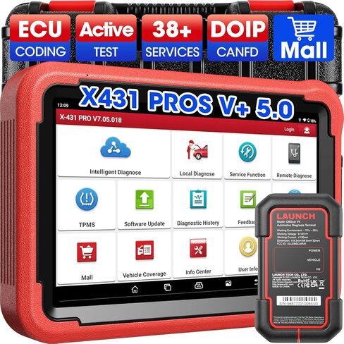 LAUNCH X431 PRO3 APEX Diagnostic Scanner, Topology Map, Online Coding, HD Truck, CAN FD & DoIP, Guide Functions Car Scanner, FCA & Renault SGW, 50+ Services Scan Tool, All-System Diagnostics Tool in Saudi Arabia
