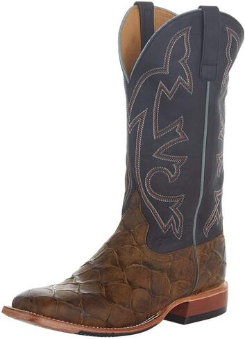 Horse Power Men's Honey Filet Of Fish Print Western Boot Square Toe - Hp1865 in Saudi Arabia