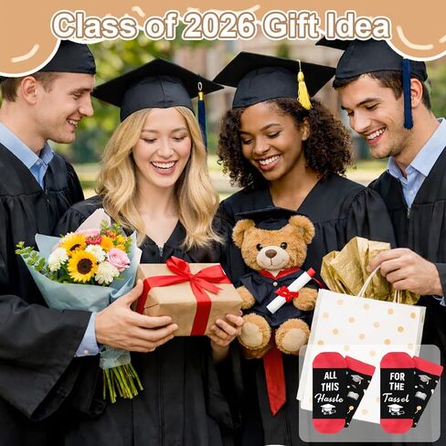 جوارب تخرج له، هدايا التخرج من المدرسة الثانوية، فئة 2026، جوارب للفتيات والأولاد - هدايا تخرج مضحكة لكبار 2026 طالبًا ورجلًا - 2026 خريجًا في درجة الماجستير في التمريض هدية in Kuwait
