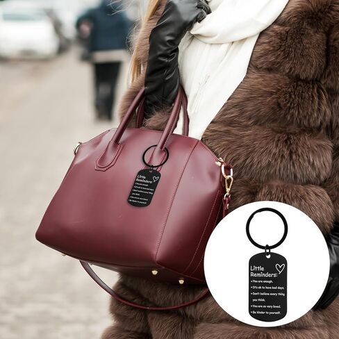 سلسلة مفاتيح Little Reminders ملهمة، هدية تشجيع إيجابية للنساء والرجال، هدية عيد ميلاد أفضل صديق لأفضل صديق Bff Bestie، دعم التخرج في عيد الميلاد، ابتهج أنت كافي in Kuwait