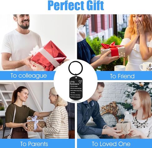 سلسلة مفاتيح Little Reminders ملهمة، هدية تشجيع إيجابية للنساء والرجال، هدية عيد ميلاد أفضل صديق لأفضل صديق Bff Bestie، دعم التخرج في عيد الميلاد، ابتهج أنت كافي in Kuwait
